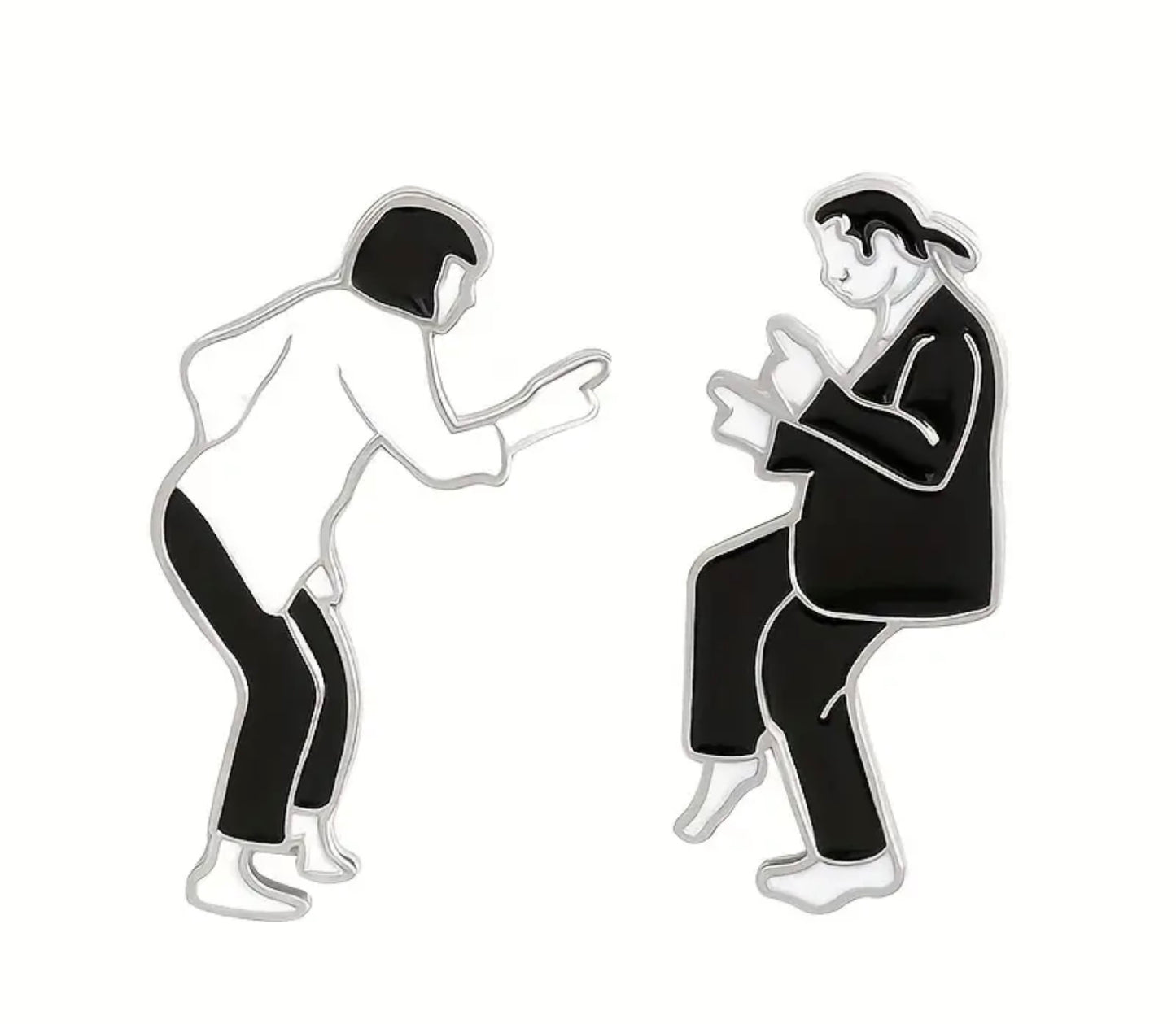 Pulp Fiction Pins 2pc
