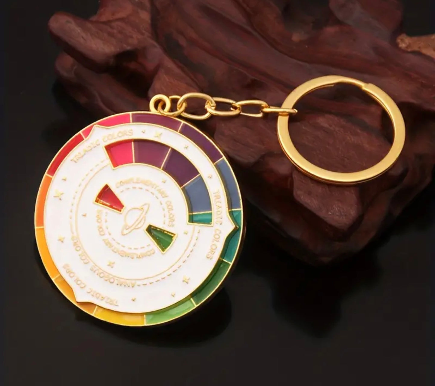 Colour wheel keychain