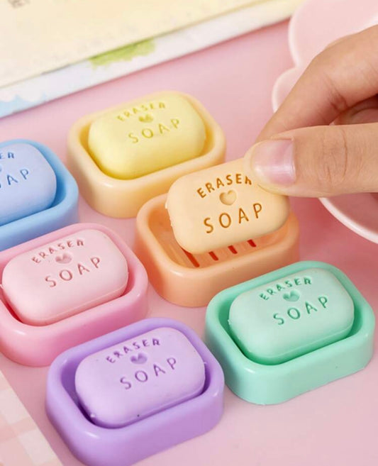 Soap erasers 1pc random