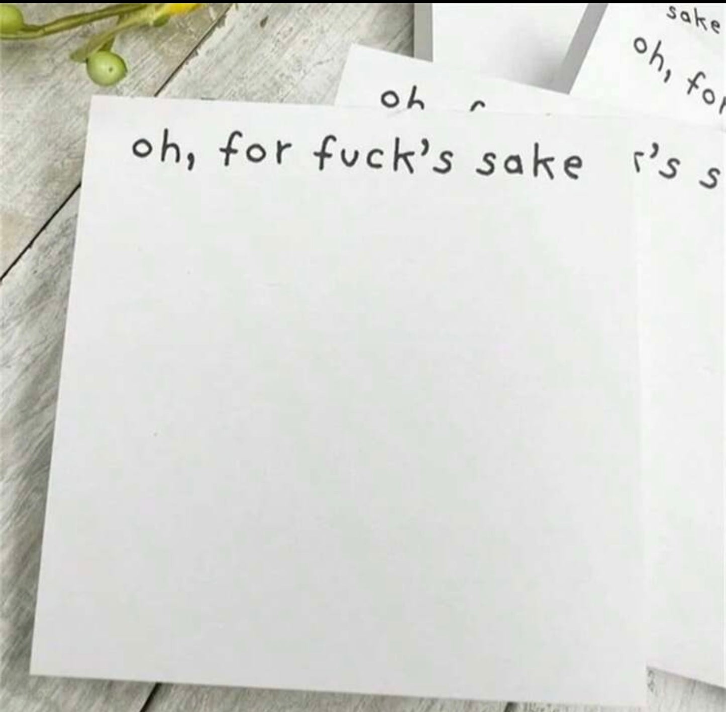 Swearing Note Pads