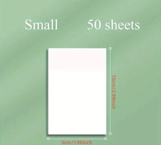 Small Transparent Sticky Notes 50page