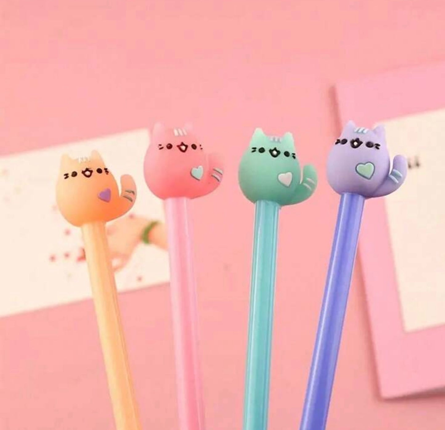 Cartoon Cat Pen 1pc Random Colour