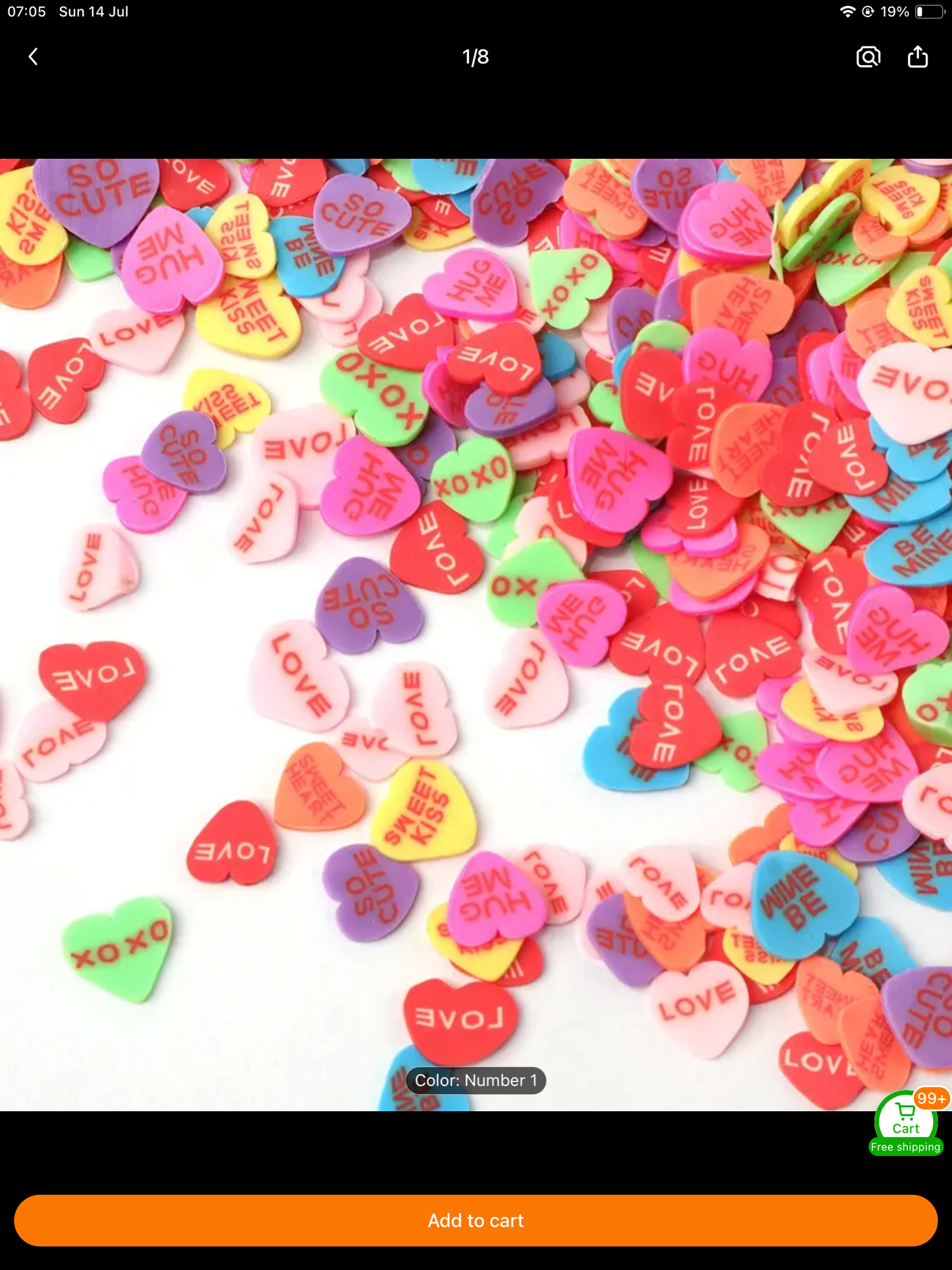 Candy Heart Slime Filler