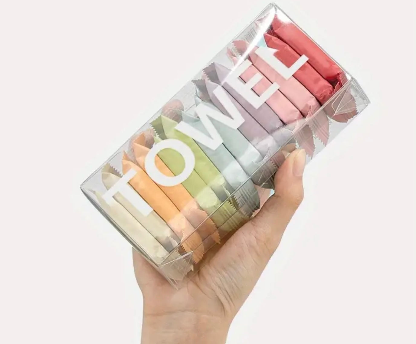 Disposable compressed washcloth 1pc