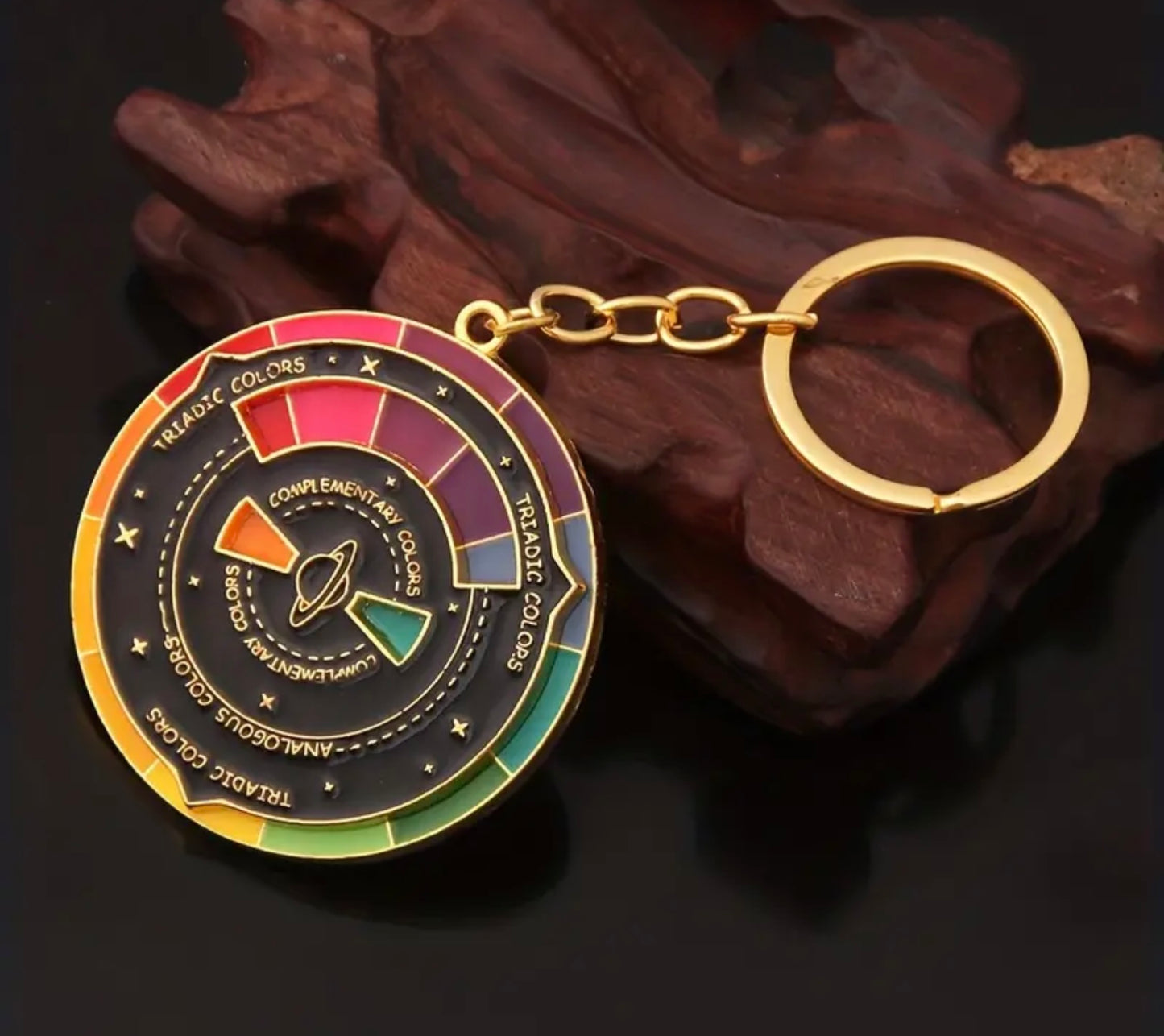 Colour wheel keychain