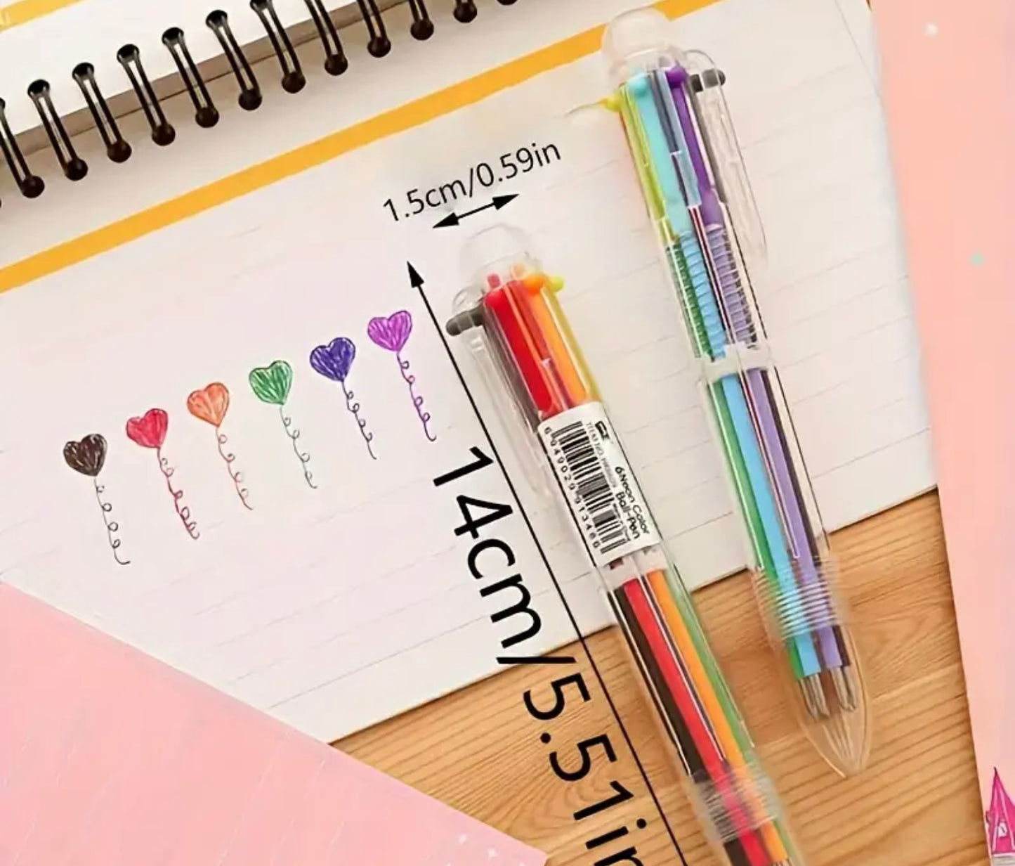 Multicolour pen 1pc