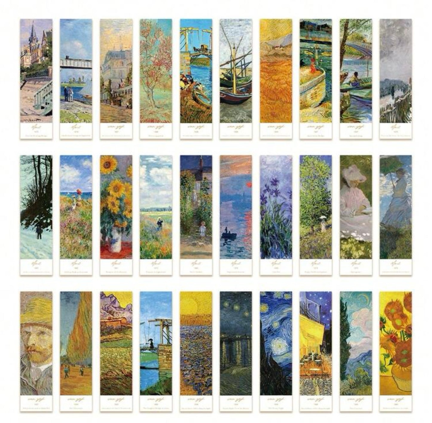 Classic Art Bookmark 1pc