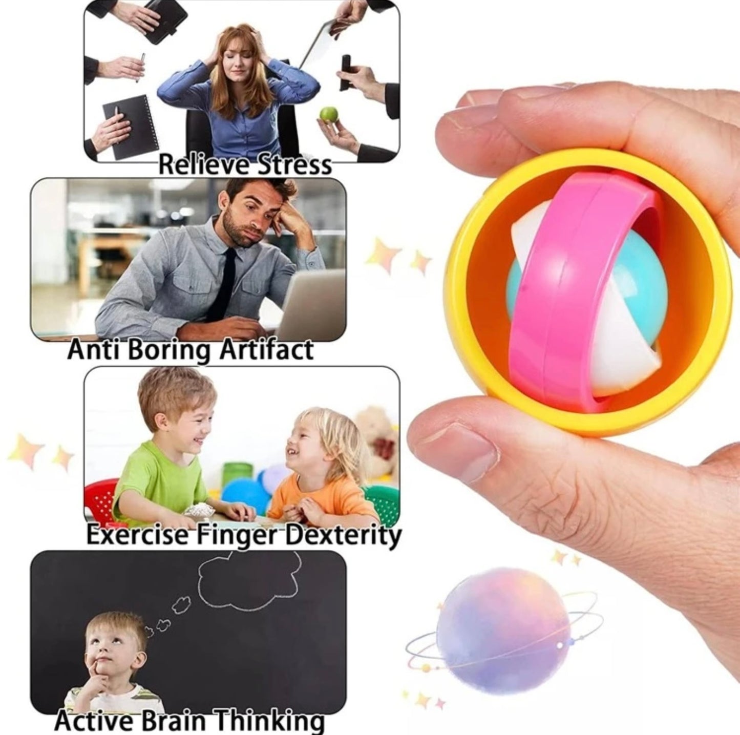 Fingertip Ball Spin 1pc