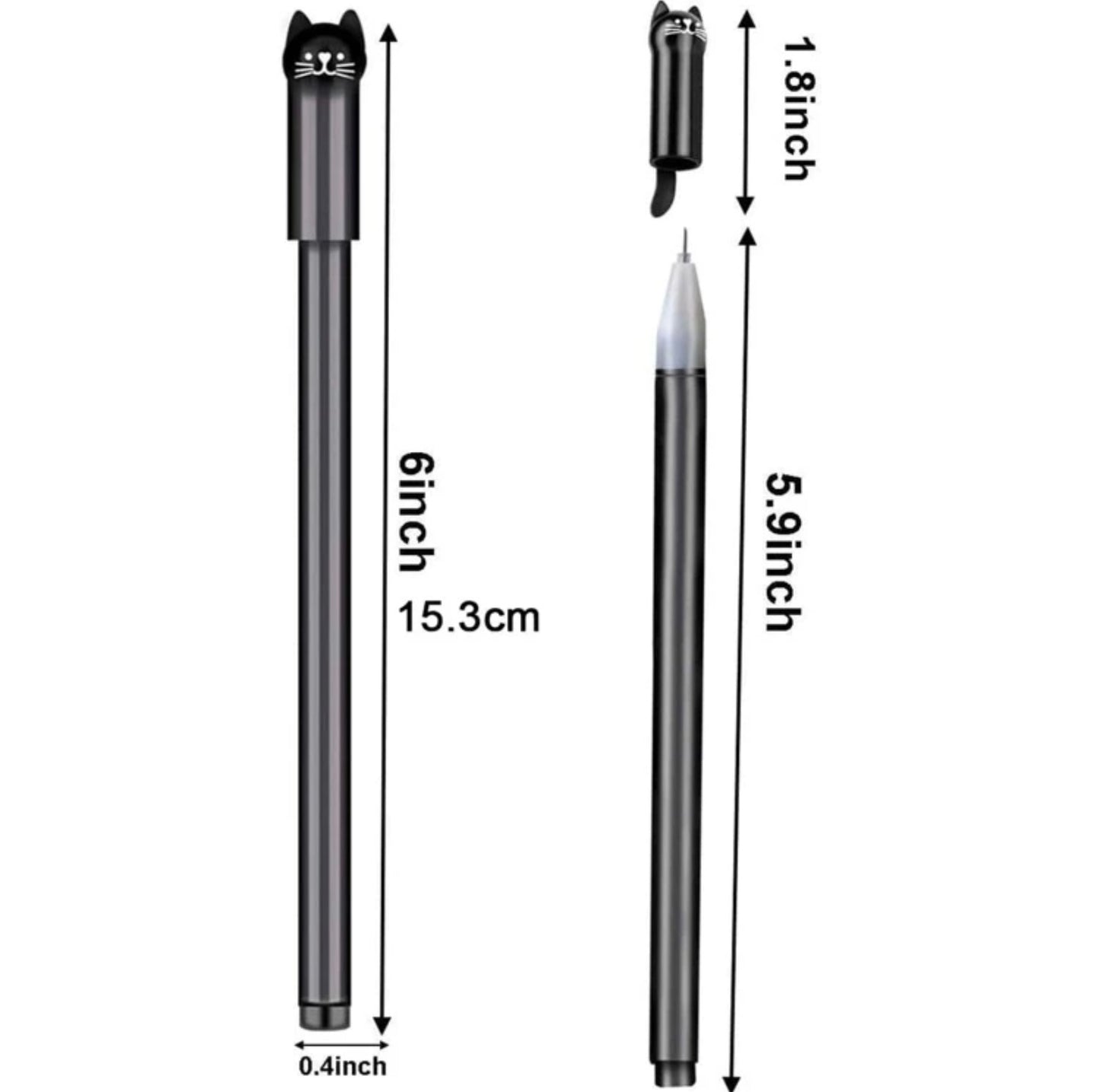 Cute Kitty Head Pens