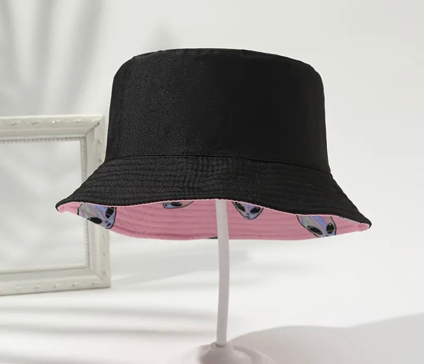 Pink Alien Bucket Hat