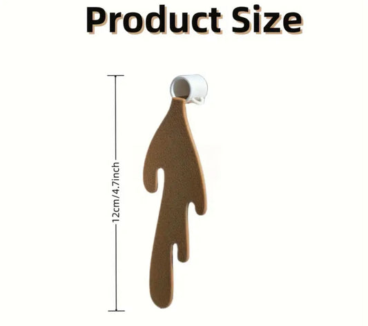 Spilled coffee bookmark