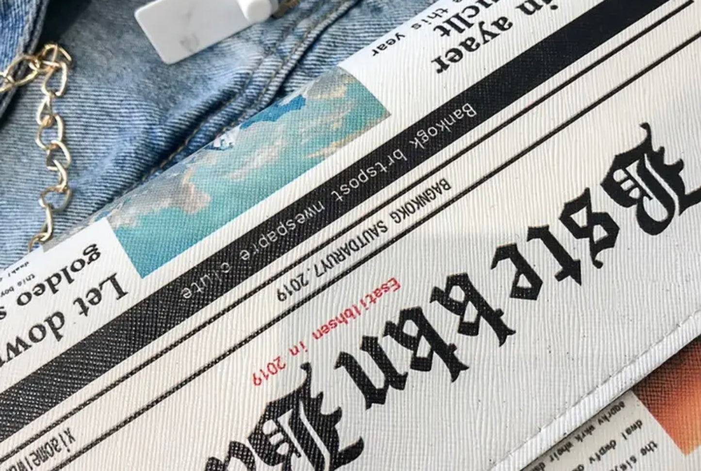 Newspaper Handbag