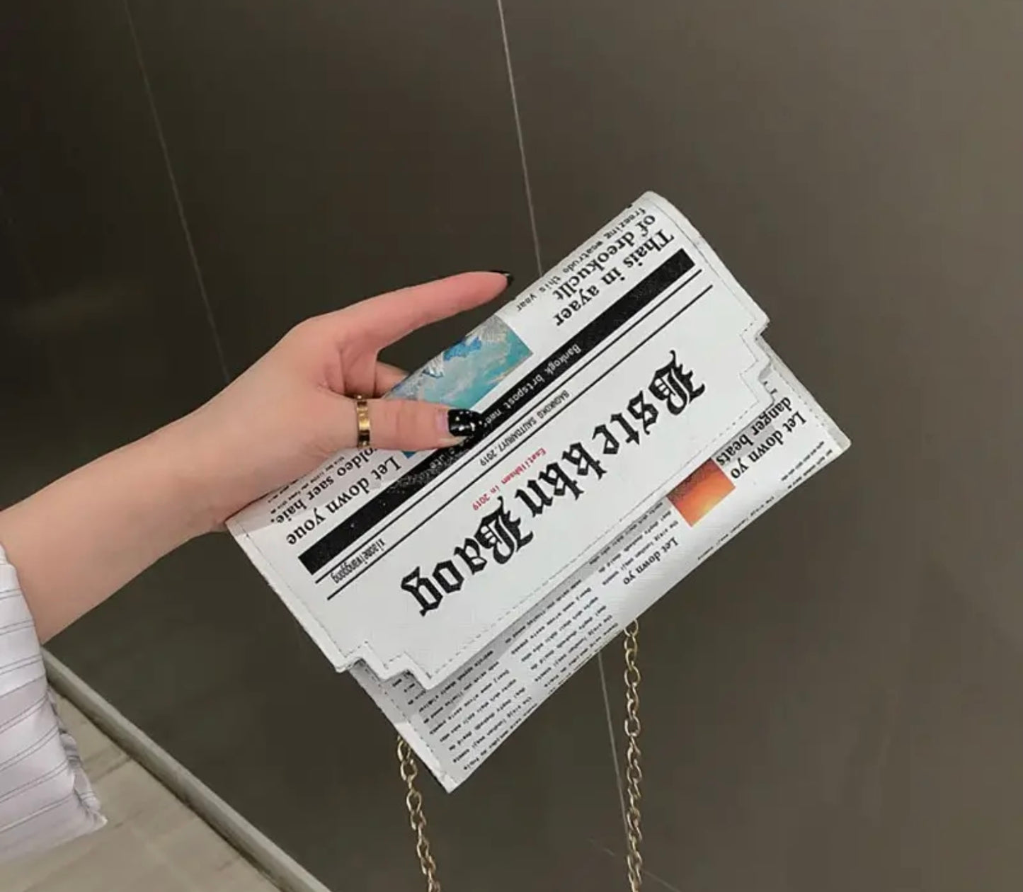 Newspaper Handbag