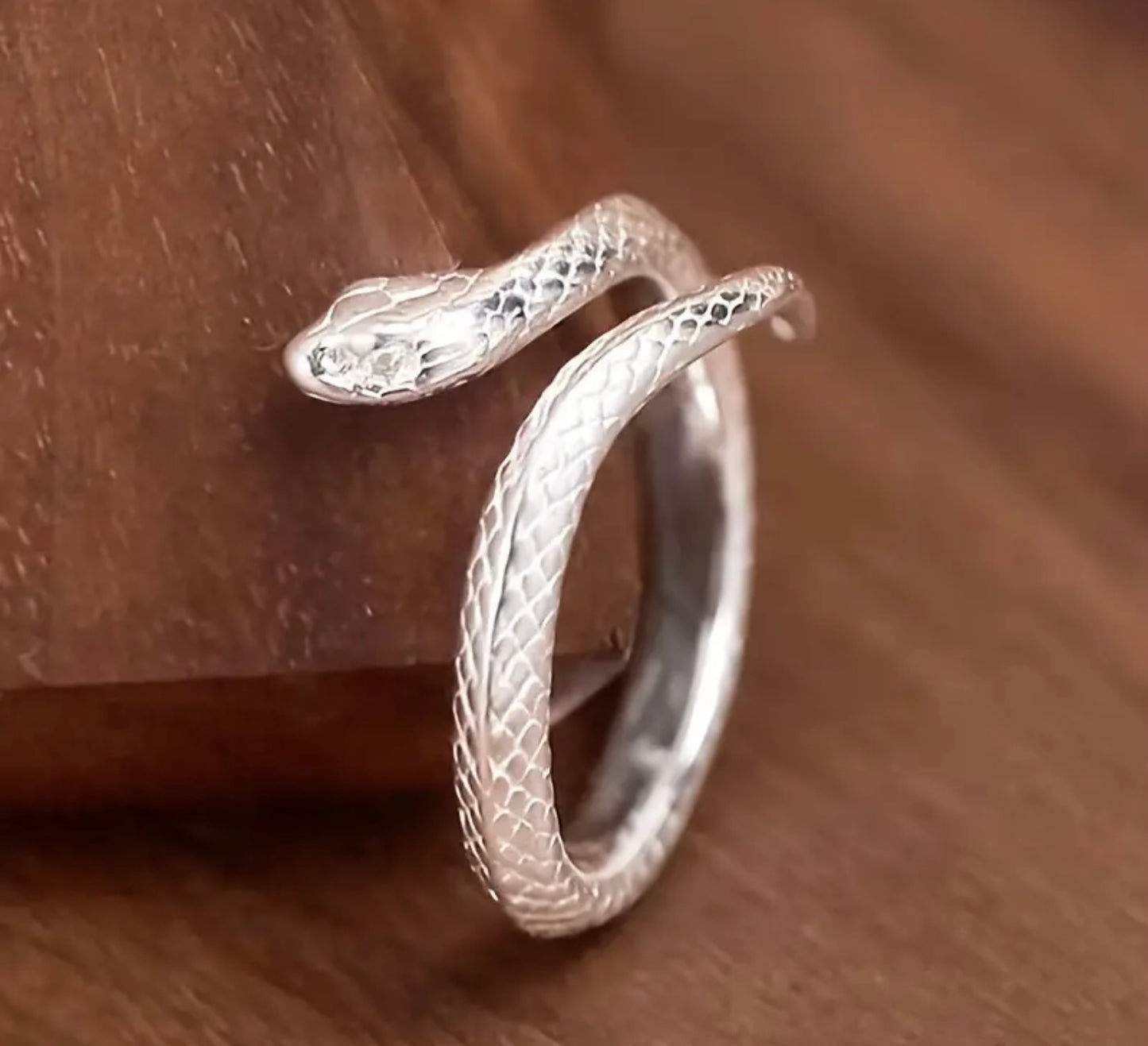 Silver Snake Ring