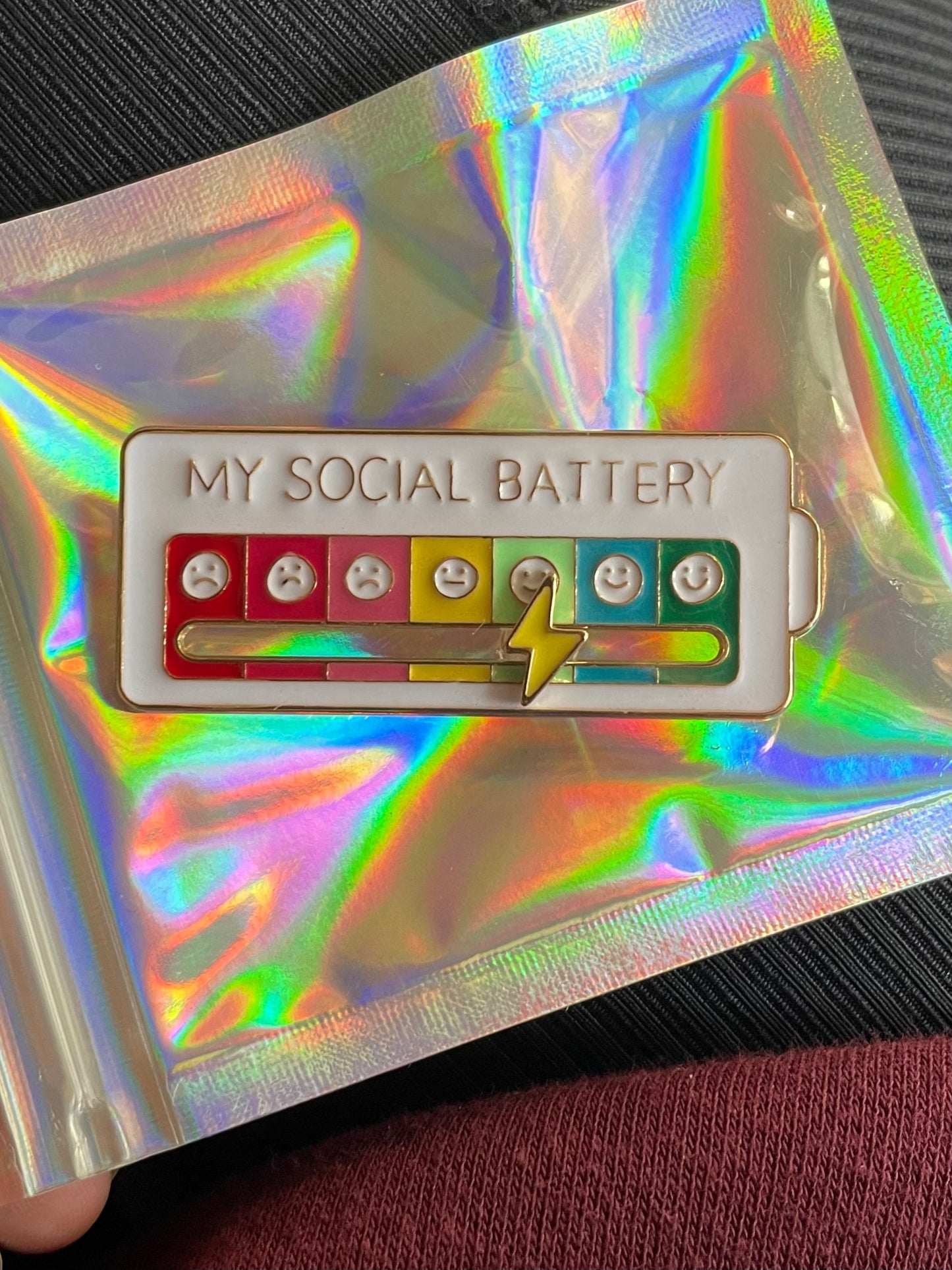 Social battery meter