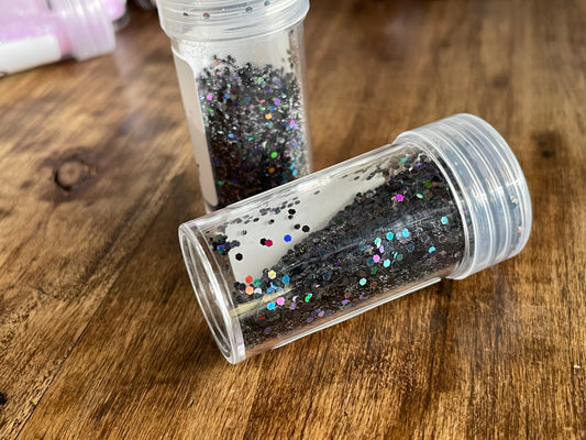 Black Holographic slime filler