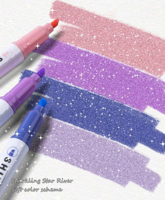 Glitter Highlighters 4pc/set