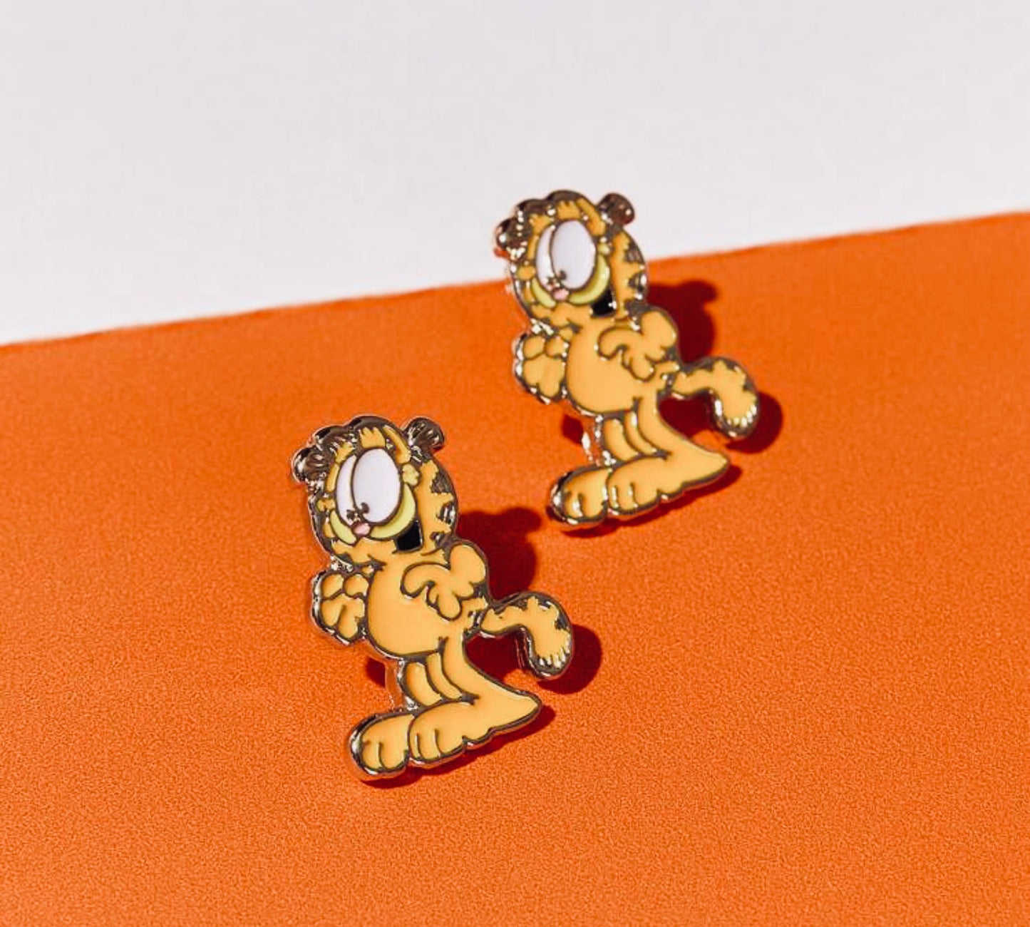 Garfield Body Earrings