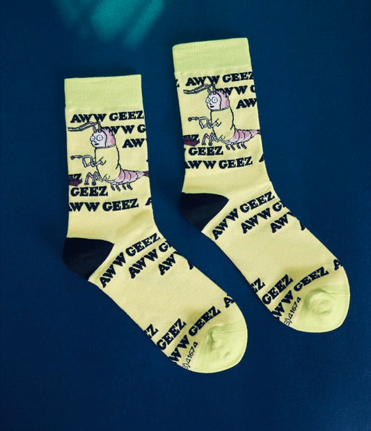 Rick&Morty Crew Socks #01