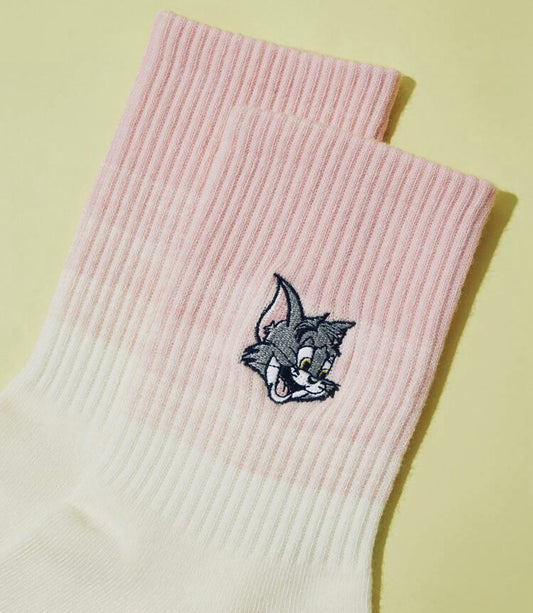 Jerry TwoTone Embroidery Socks
