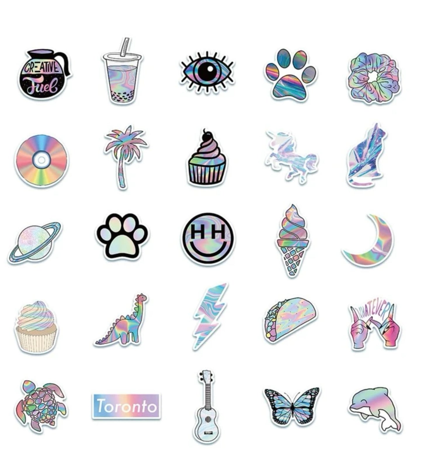 Holographic Stickers 50pc