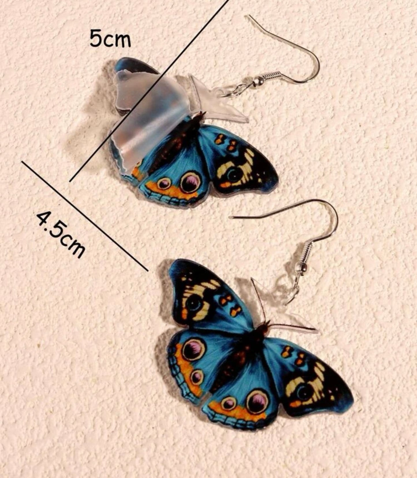 Butterfly Drop Realism Earrings