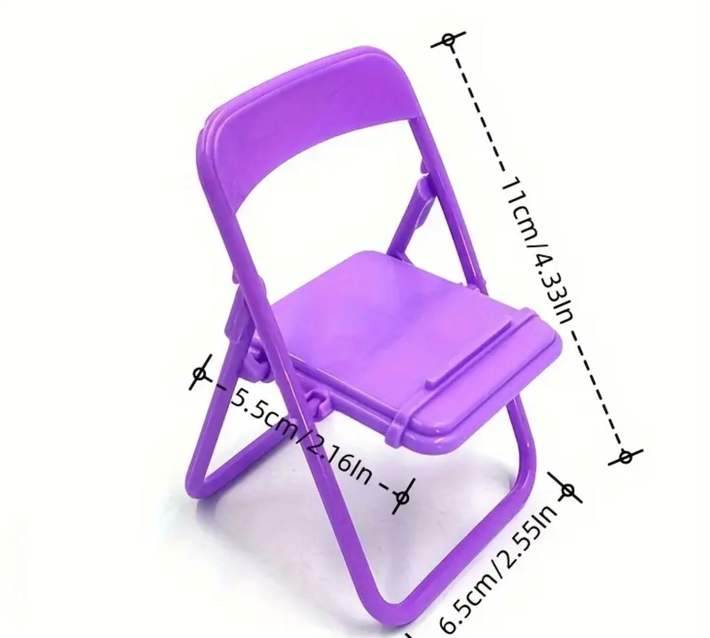 Folding chairs phone stand
