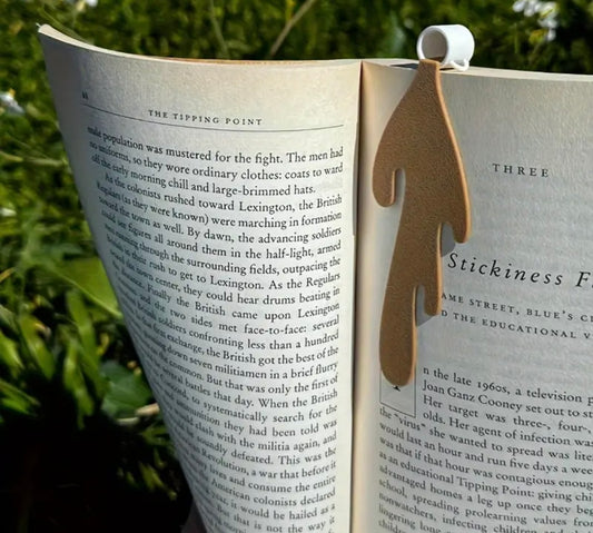 Spilled coffee bookmark