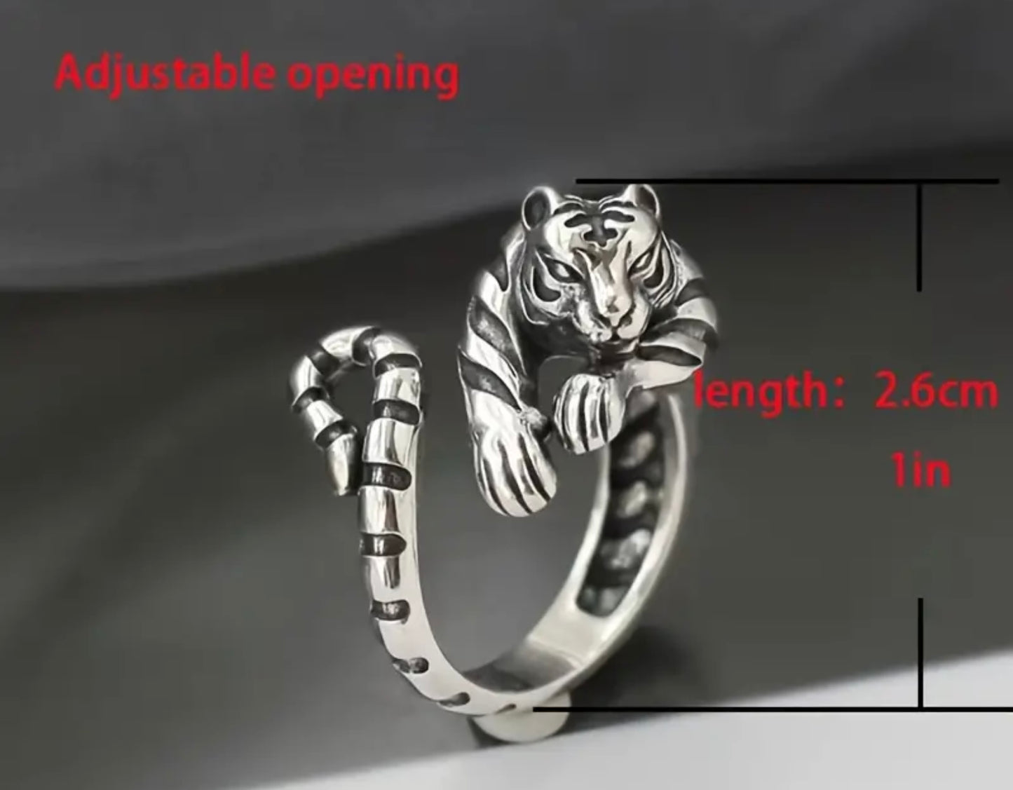 Tiger ring gold