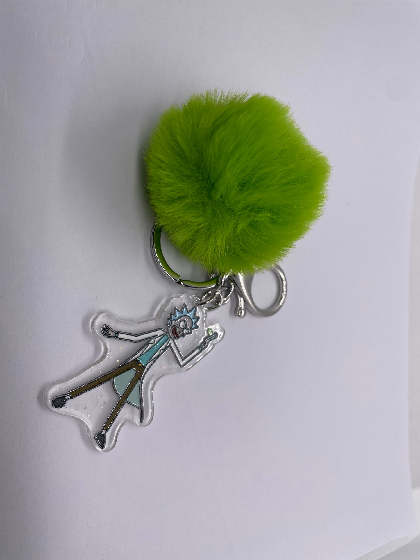 Rick Green Pom 1 Keychain